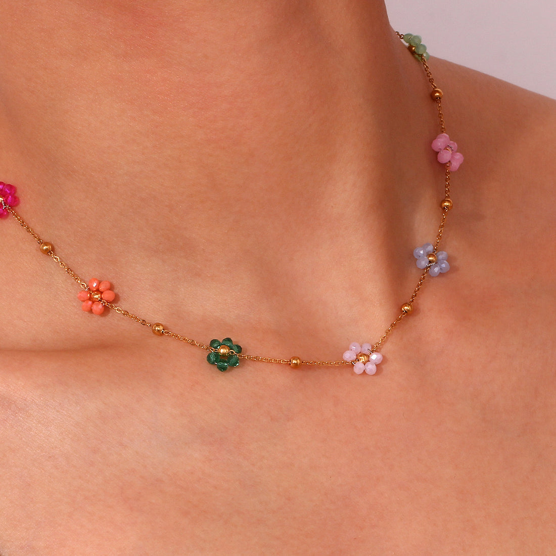 Peachy gleam chain