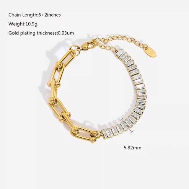Diamond gleam bracelet