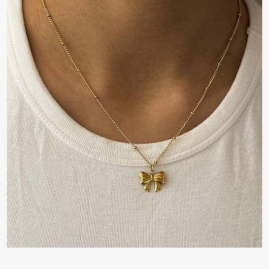 Bow Necklace