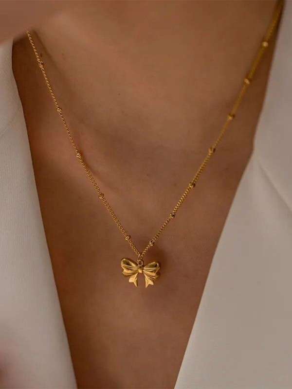 Bow Necklace