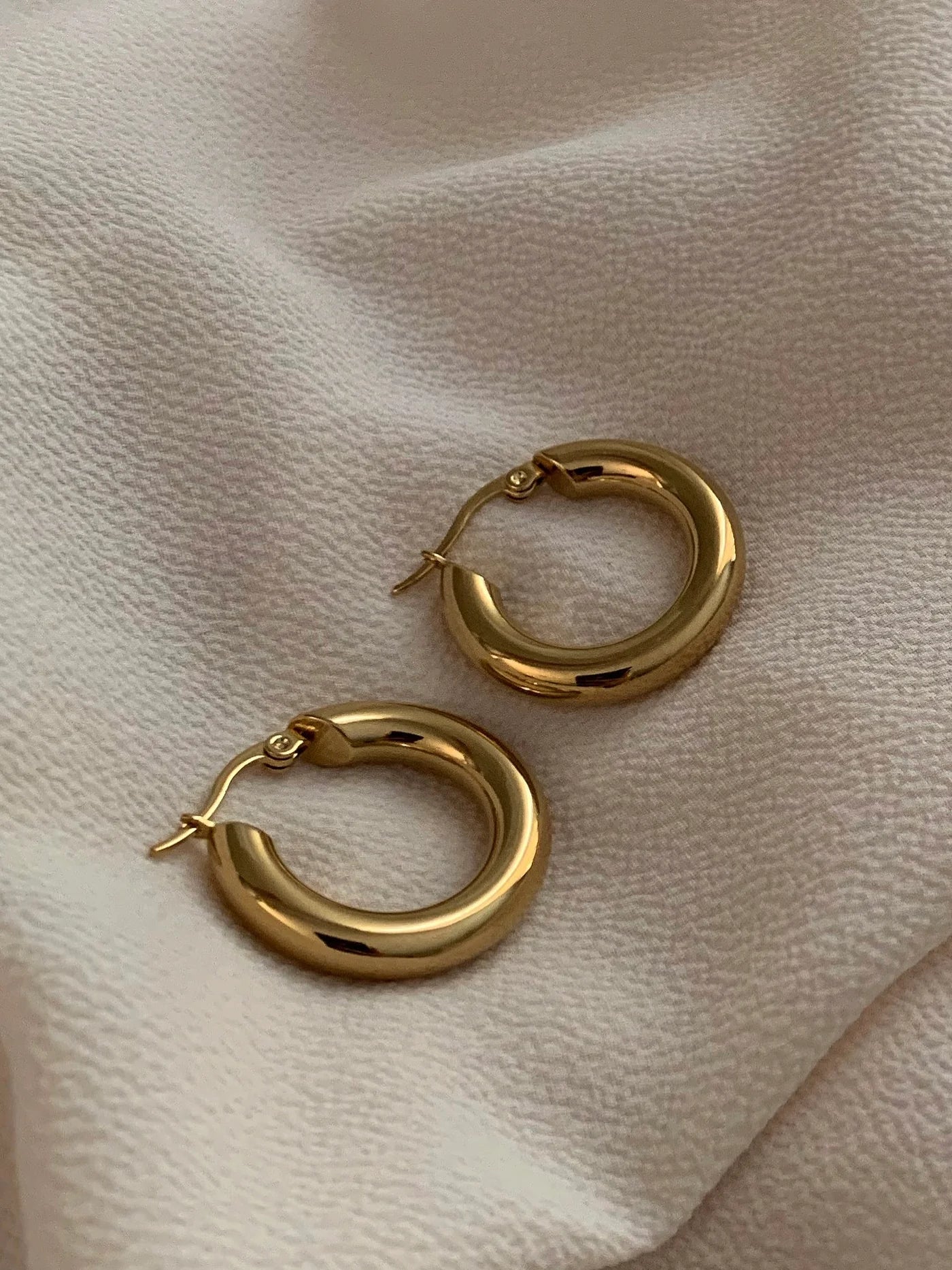 Classic Mini Gold Hoops