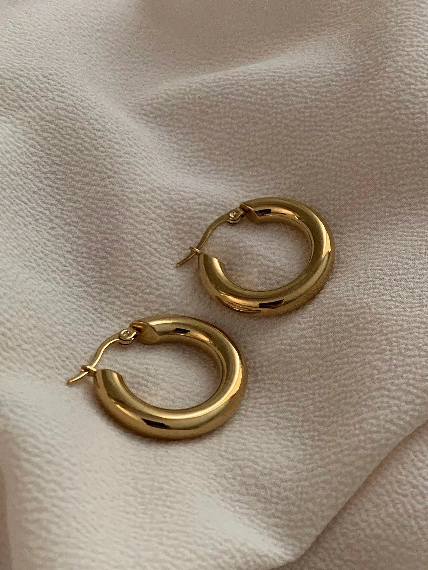 Classic Mini Gold Hoops