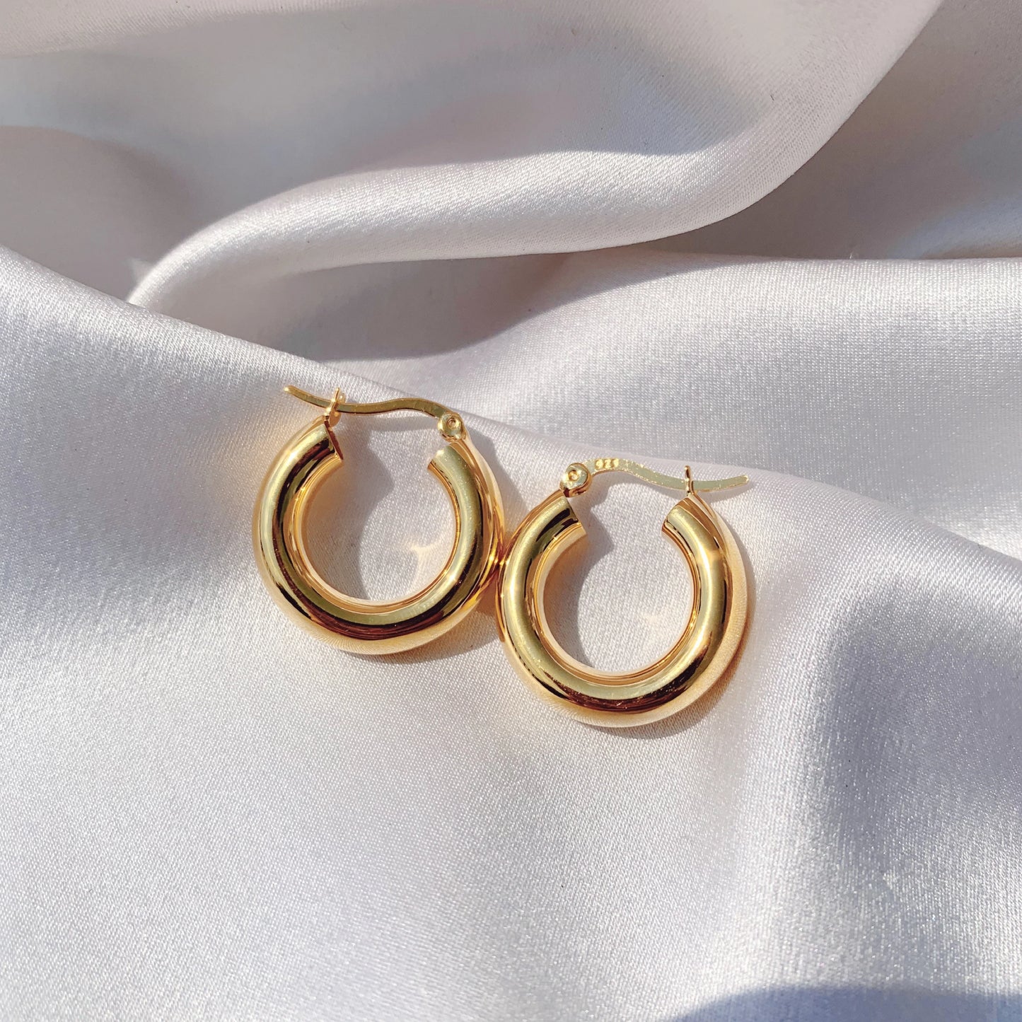 Classic Mini Gold Hoops