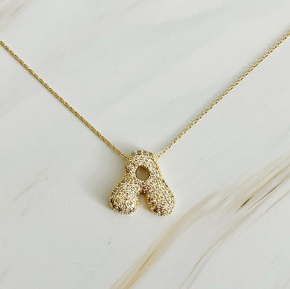 Studded Initial Chain