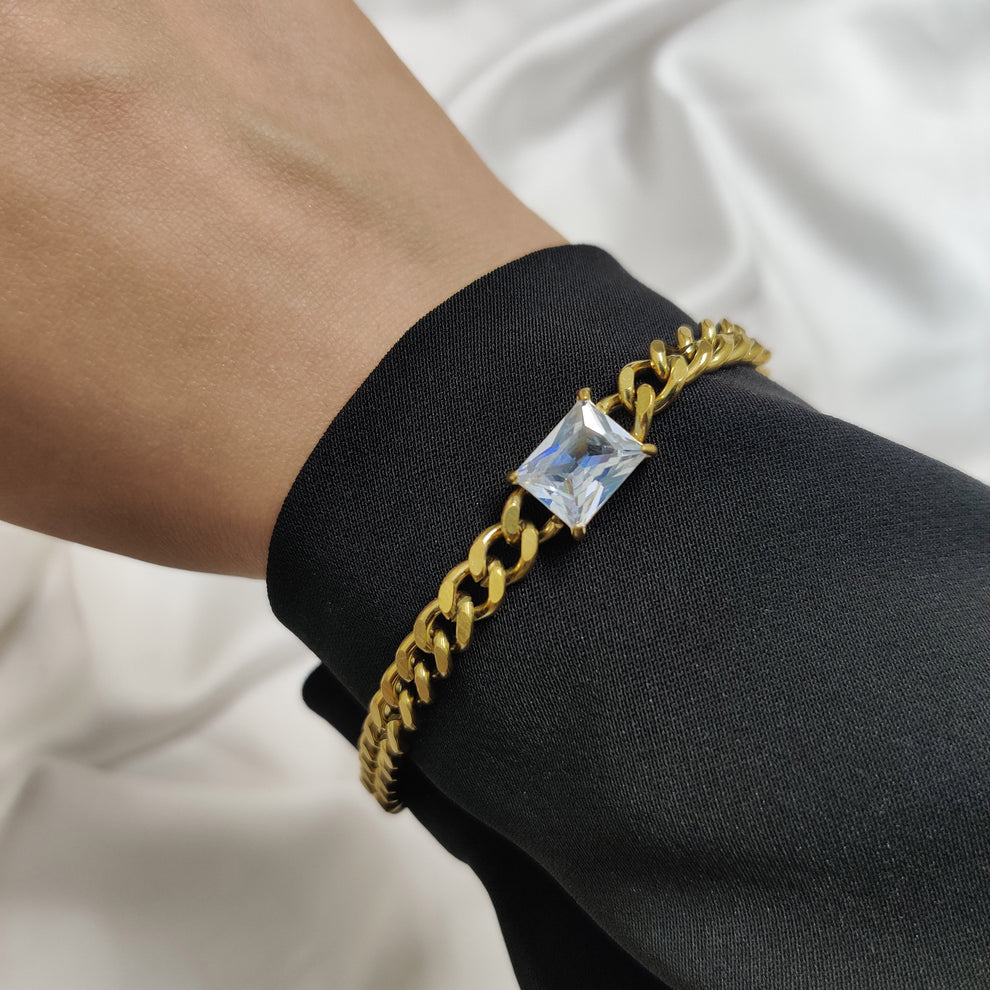Marquise stone bracelet