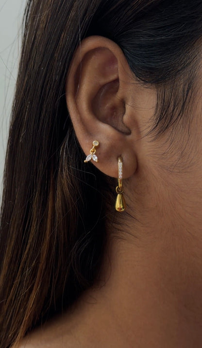 Petal Pierce earrings