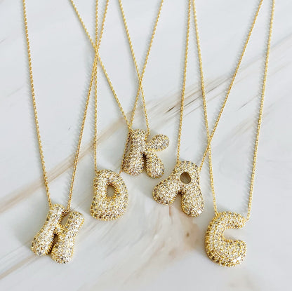 Studded Initial Chain