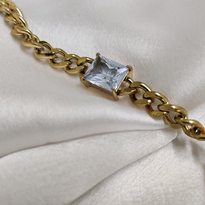 Marquise stone bracelet