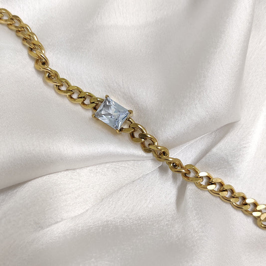Marquise stone bracelet