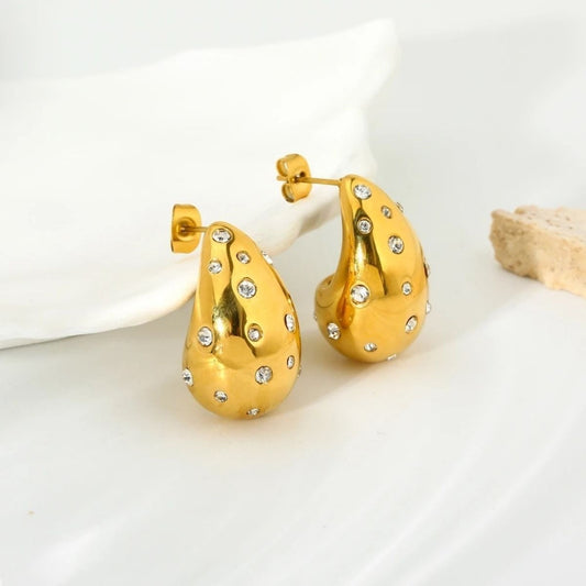 Diamond Drop Earrings