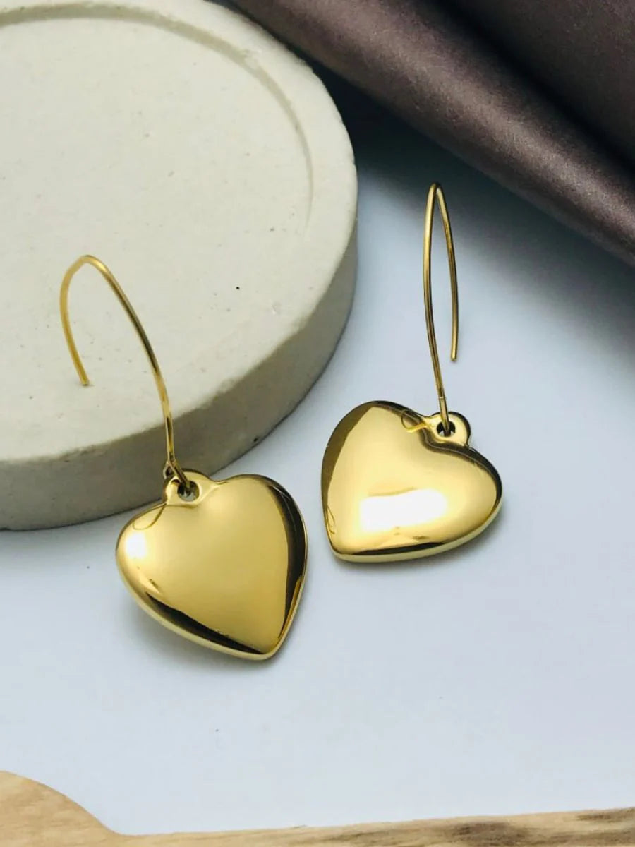 Heart Hanging earrings