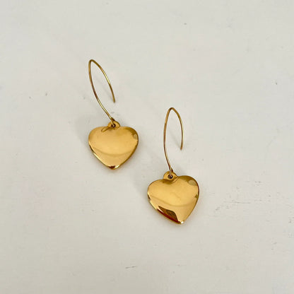 Heart Hanging earrings
