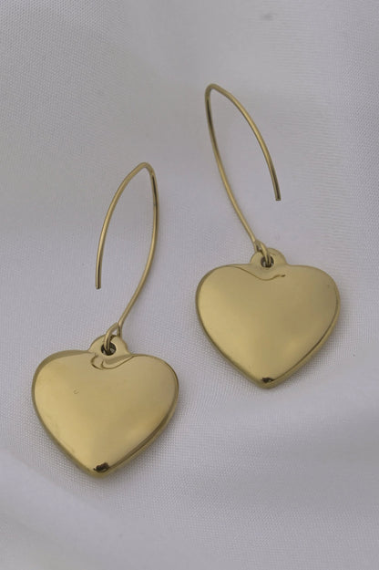 Heart Hanging earrings
